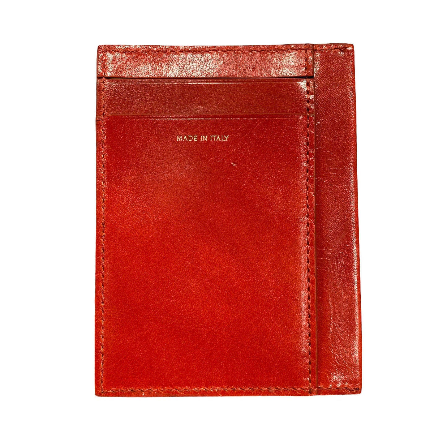 Paul Smith Burnt Orange Leather Cardholder