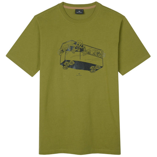 Paul Smith Green Coffin Logo T-Shirt