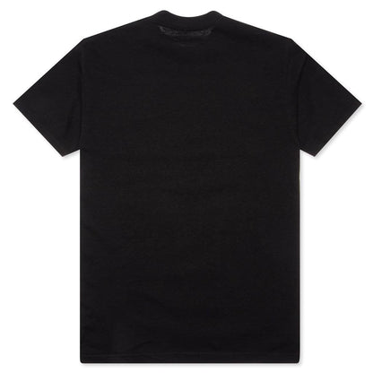 Balance Embroidered Pocket Tee - Black