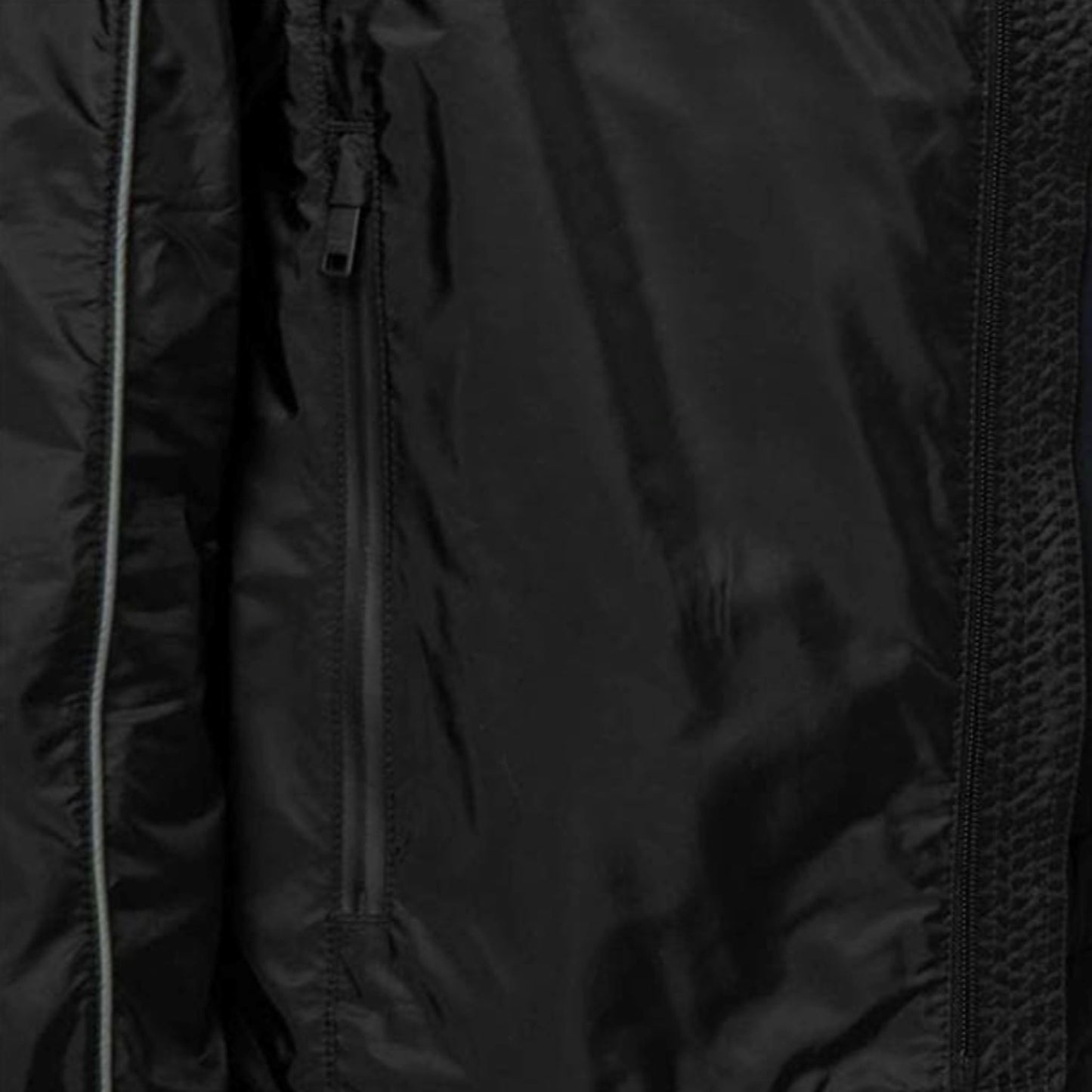 Prada Black Nylon Concealed Hood Jacket