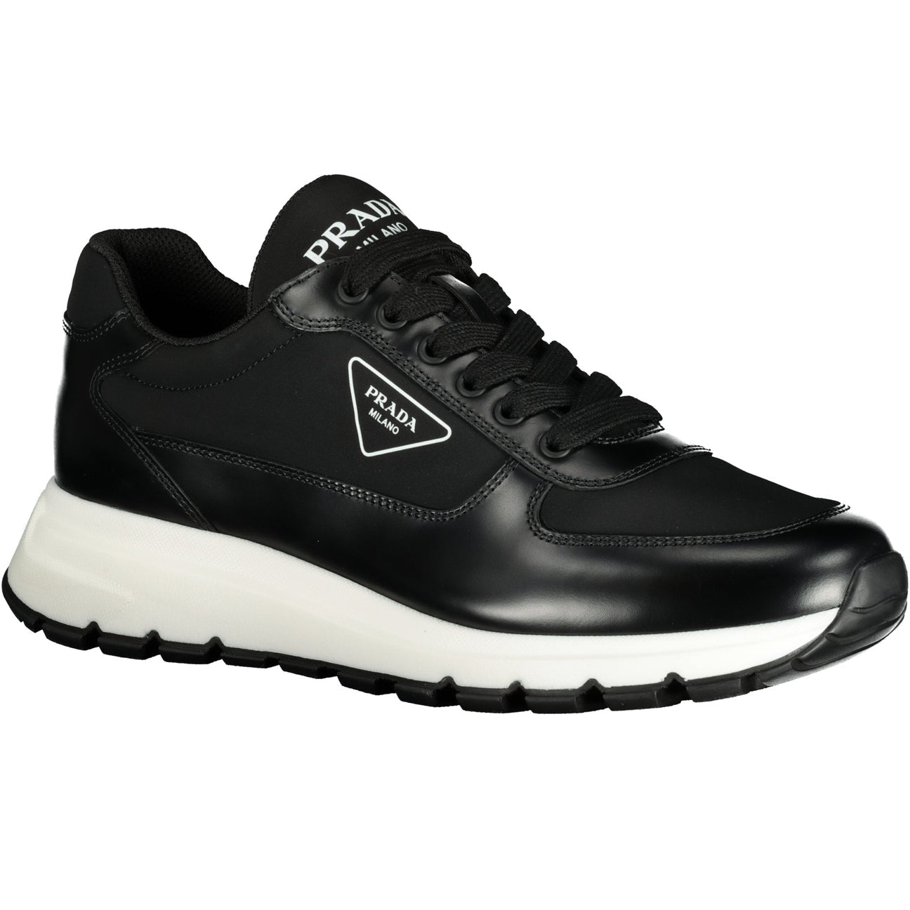 Prada Triangle Logo Nylon Runner Trainers