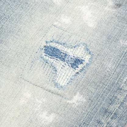 P001 - Light Indigo Paint Blowout