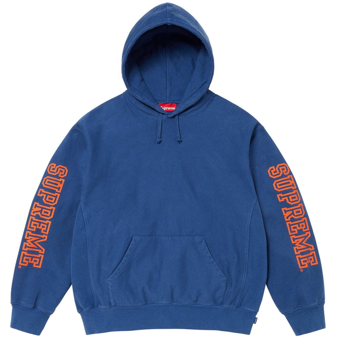 Supreme Blue Logo Hoodie