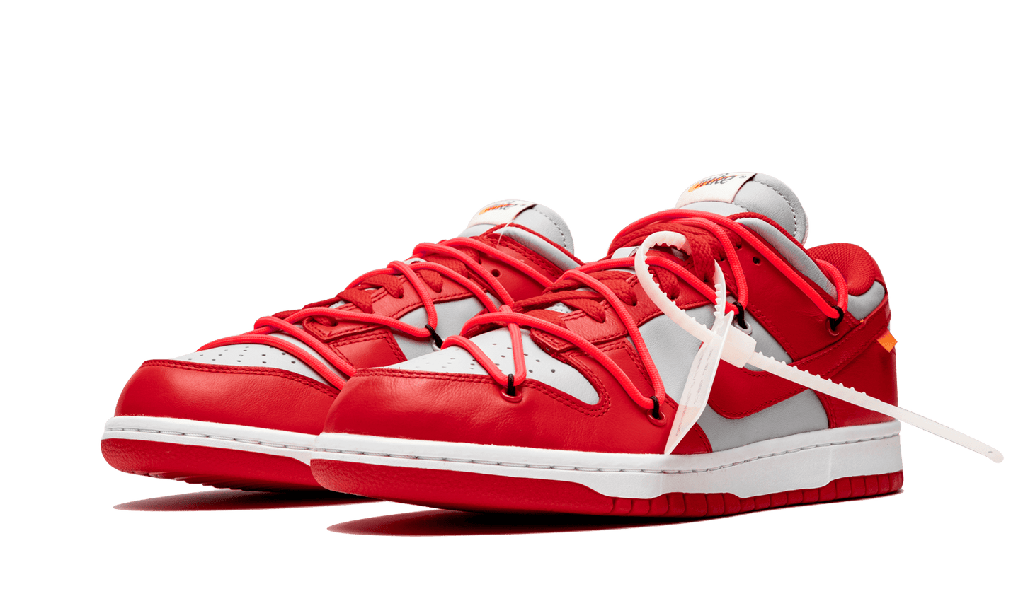 NIKE X OFF WHITE DUNK LOW UNIVERSITY RED
