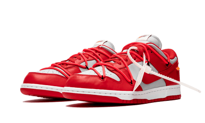 NIKE X OFF WHITE DUNK LOW UNIVERSITY RED