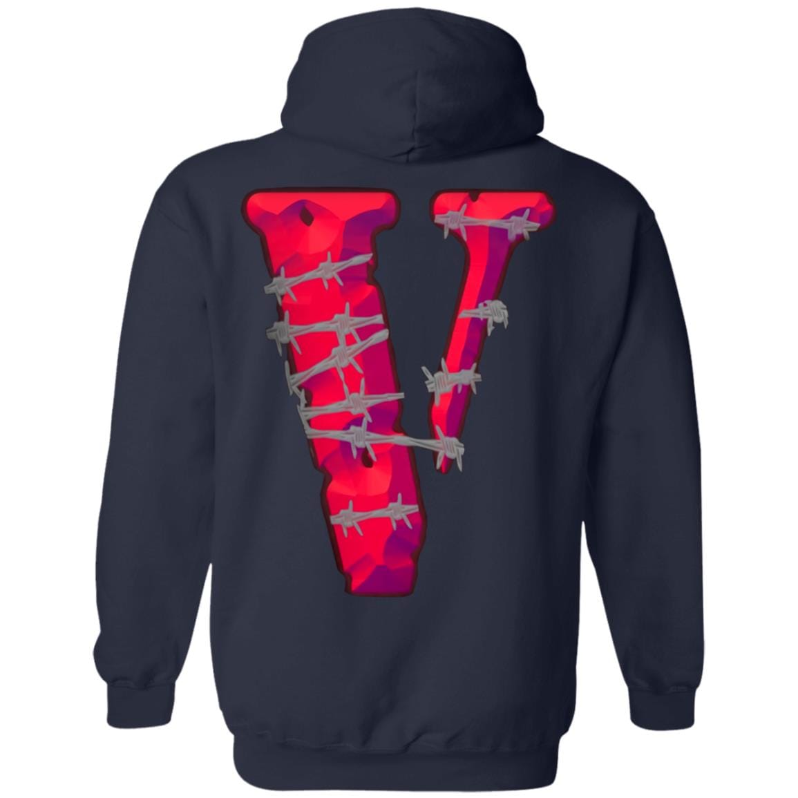 JUICE WRLD X VLONE BARBED WIRE HOODIE BLACK