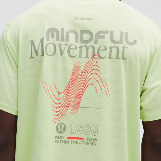 Lululemon Mile Maker Mesh T-Shirt Graphic