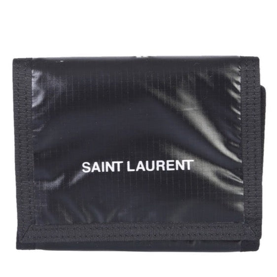 Saint Laurent Black Logo Wallet
