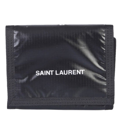 Saint Laurent Black Logo Wallet