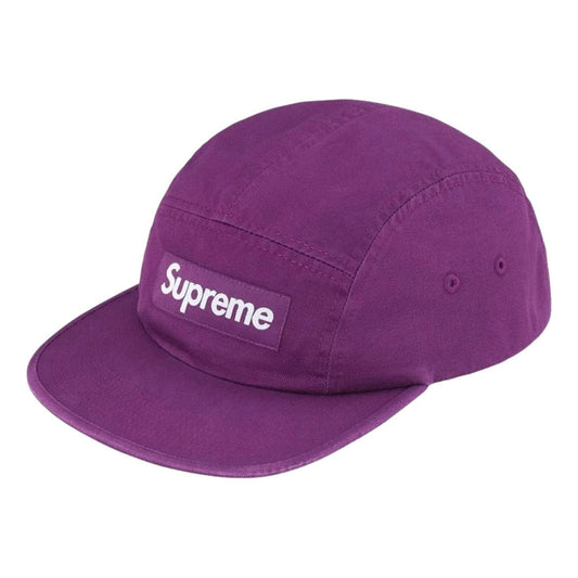 Supreme SS26 Washed Chino Twill Camp Cap 'Purple' SUP-SS26-1000-PUR