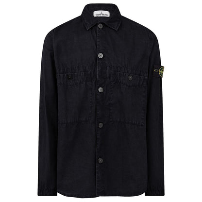 Stone Island Brushed Cotton Overshirt