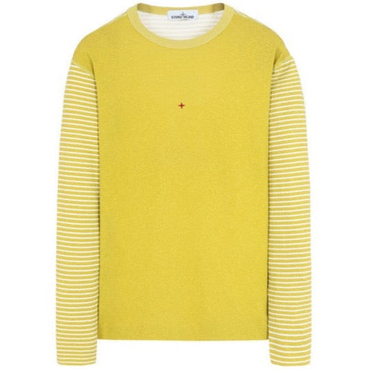 Stone Island Marina Yellow Long Sleeve Tee