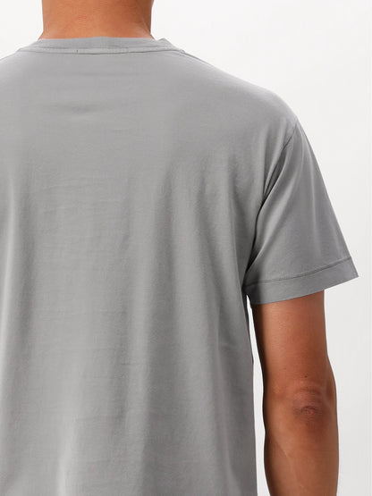 Stone Island T-shirt Grijs Patch Logo
