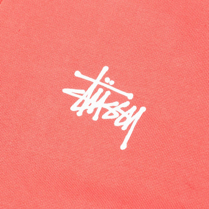 Basic Zip Hoodie - Pale Red