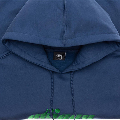 Pretty Applique Hoodie - Navy