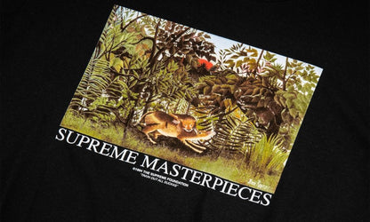 SUPREME MASTERPIECES TEE BLACK