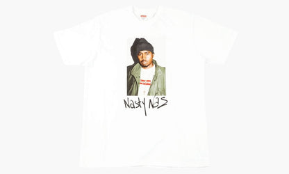 SUPREME NASTY NAS WHITE TEE