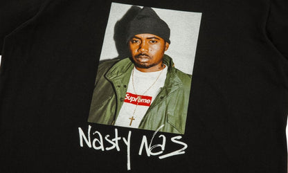 SUPREME NASTY NAS BLACK TEE