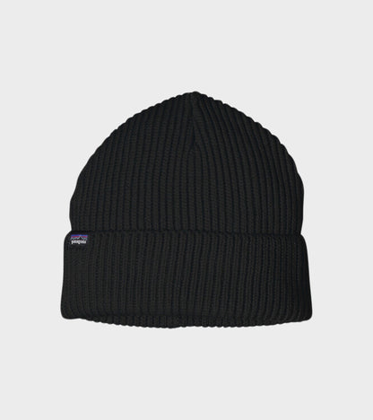 Fishermans Rolled Beanie Black