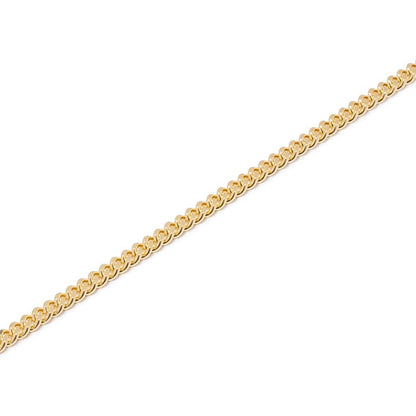 Curb Bracelet M - 925 Sterling Silver/9K Gold