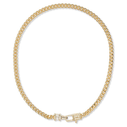 Curb Bracelet M - 925 Sterling Silver/9K Gold