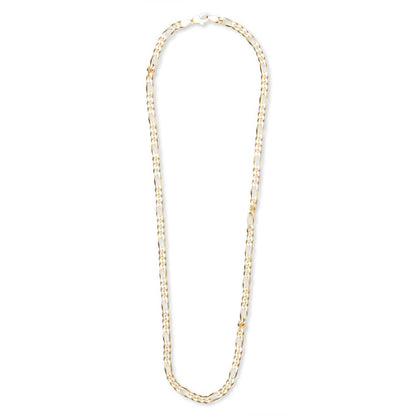 Figaro Chain Thick Gold - 925 Sterling Silver/9K Gold