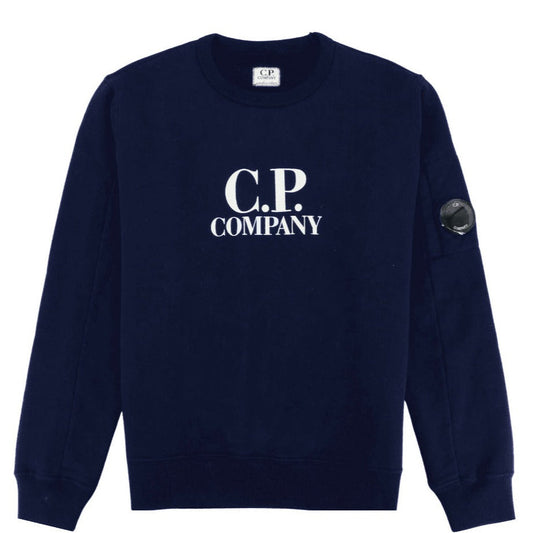 Kids CP Company Navy Lens Sweatshirt
