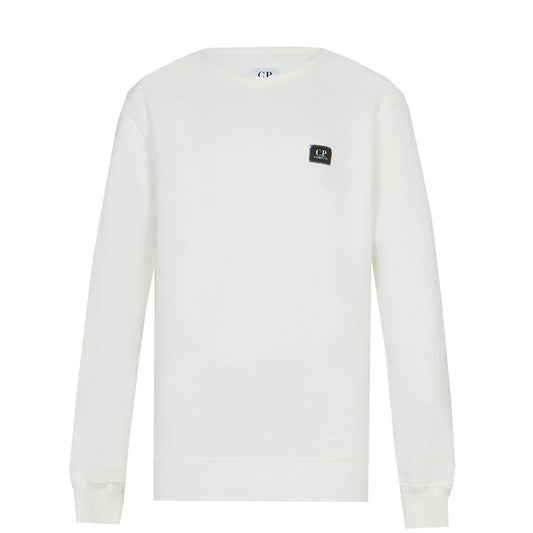 Kids CP Company White Logo Sweatshirt