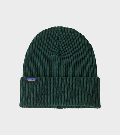 Fishermans Rolled Beanie Cascade Green