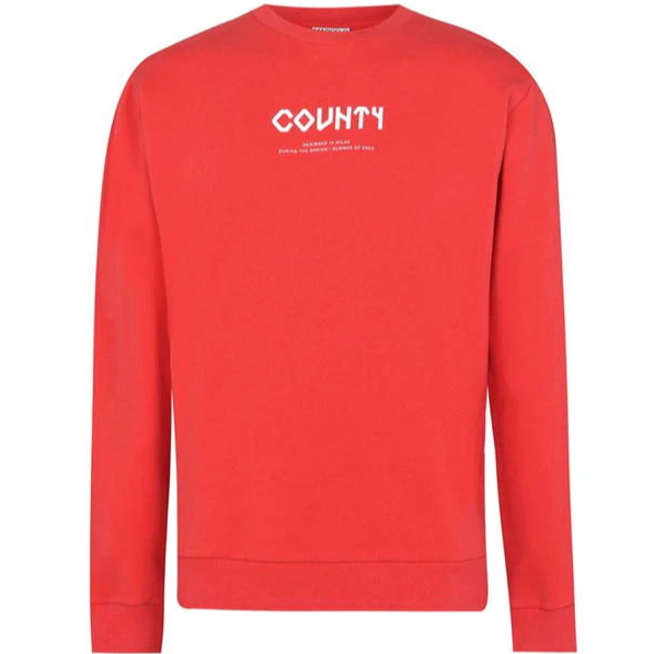 Marcelo Burlon Red Logo Sweatshirt