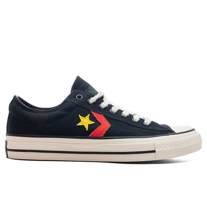 Converse x Daily Paper Star Player 76 Ox - Black/Fern Green/Cyber Yellow