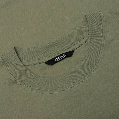 Feature x MAD Gallery x Pretty Done Direction Tee - Oil Green