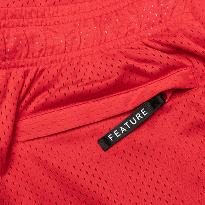 West Mesh Shorts - Crimson