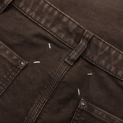 Straight-Leg Jeans - Brown