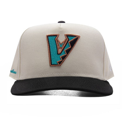 AZ Diamondbacks Upside Down Logo 9Fifty A-Frame Snapback - Chrome/Black