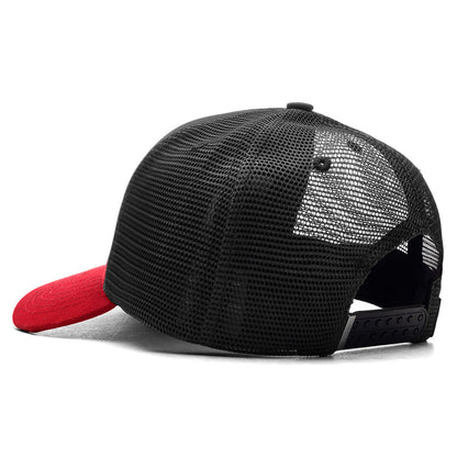 3 Star Trucker Hat - Red
