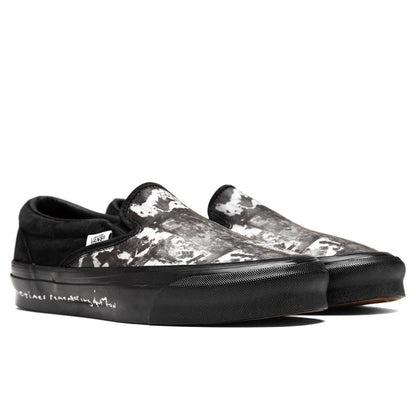 Vans x Jim Goldberg Classic Slip On - Black Wall