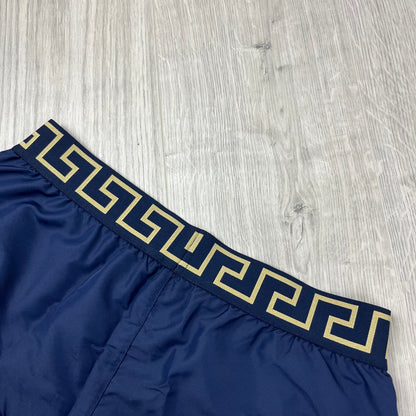 Versace Greca Swim Shorts - Navy