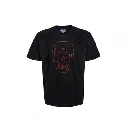 VLONE X NEIGHBORHOOD SKULL BLACK TEE RED