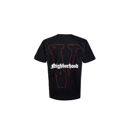 VLONE X NEIGHBORHOOD SKULL BLACK TEE RED
