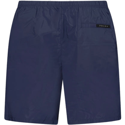Prada Navy Nylon Swimshorts