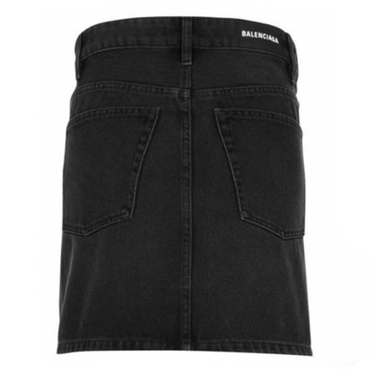 Womens Balenciaga Denim Skirt